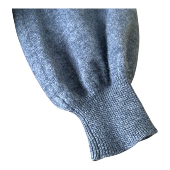 Cinq a Sept Esme Cashmere Sweater Oatmeal/Heather Grey XS - Picture 8 of 10